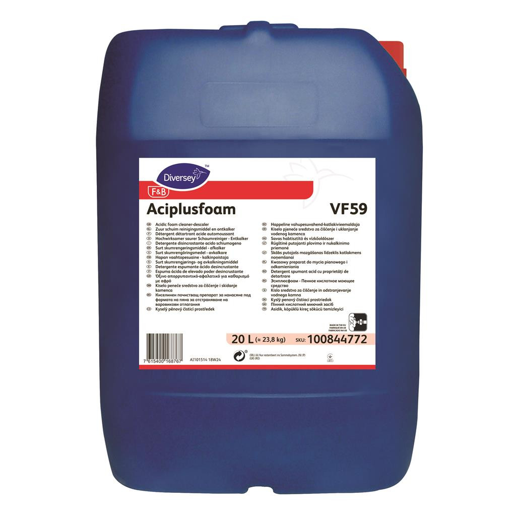 Detergente Schiumogeno Acido Aciplusfoam Vf Lt Gema Group The