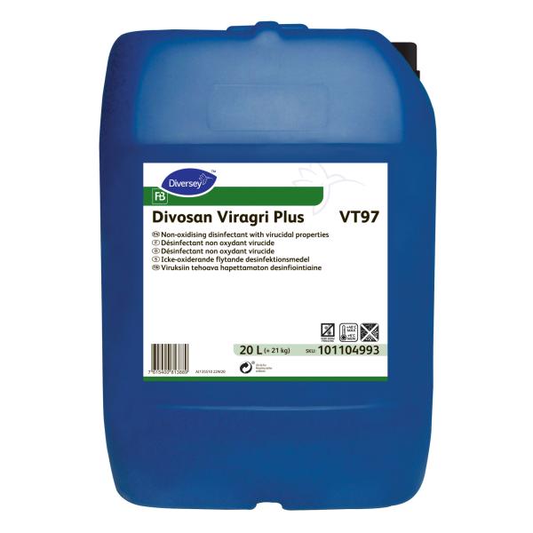 Divosan Viragri Plus VT97 20L Disinfettante non ossidante virucida